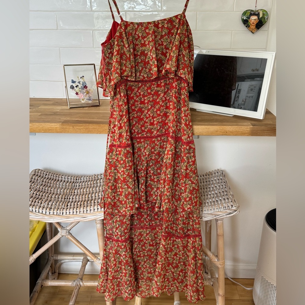 Rebecca Minkoff Floral Maxi Dress Size 4 - Picture 5 of 5